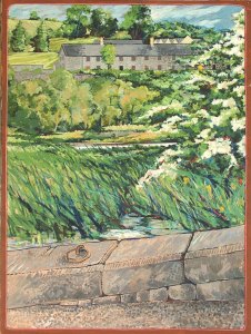 White Hawthorn, Slane. Oil on board. 30" x 24".