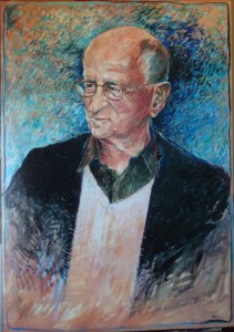 Otto F. Kernberg, M.D.. Professor of Psychiatry, Weill Cornell Medical College NY. Oil on board.
